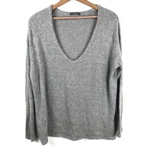 Brandy Melville Wool Blend V-Neck Sweater One Size